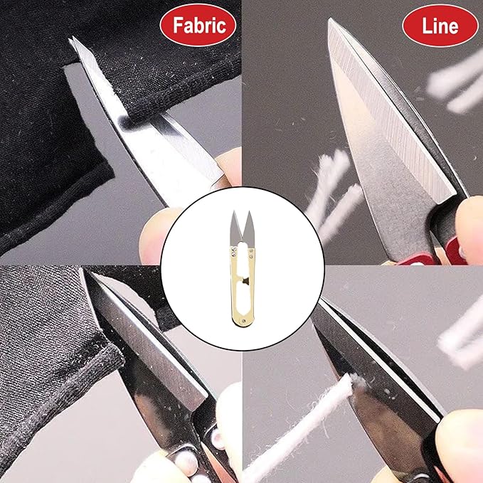 44PCS Sewing Tool Set with Box, Big Eye Steel Sewing Needles Kit, Stainless Steel Needles for Hand Sewing, Needle and Thread Kit for Sewing