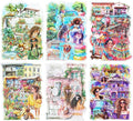 Travel PET Stickers, 150 Pcs Summer Holiday Ephemera for Scrapbooking, Journaling, DIY Crafts, and Art Supplies