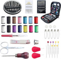 Woosuke 92Pcs Hand Sewing Kit for Adults and Beginners, Complete Needle and Thread Kit with Stainless Steel Needles, Scissors and Accessories, Ideal for Home, Travel, DIY, and Emergency Repairs