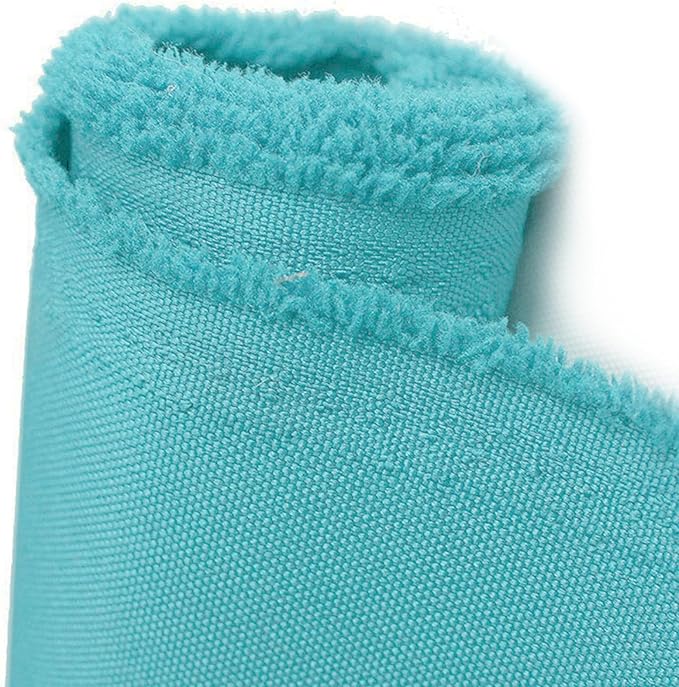 Waterproof Canvas Fabric by The Yard 600D Upholstery Cordura Fabric 58" Wide for Chairs Indoor Outdoor Water Resistant Canvas Polyester Material Sewing DIY Cloth, 3 Yards Pale Turquoise