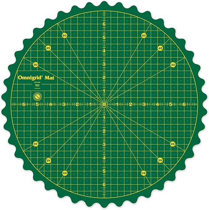 Omnigrid 360 Rotating Self-Healing Cutting Mat, 14"