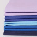 10 Pieces 18 x 21 Inches Cotton Fabric Precut Quilting Fabric Bundles Solid Colors Layer Cakes Quilt Material for DIY Craft Sewing Embroidery (Bule Purple)