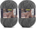 2 Skeins Fluffy Chenille Yarn for Crocheting - Baby Blanket Yarn for Knitting - Velvet Yarn for Amigurumi Crochet, Ultra Soft Yarns Total Weight 400g/14oz, Total Length 480m/524yard