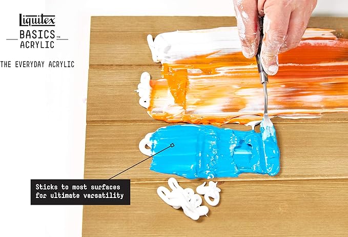 Liquitex BASICS Acrylic Paint, 400ml (13.5-oz) Bottle, Cadmium Yellow Light Hue