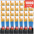 Acrylic Paint Brush Set, 100 Packs / 1000 pcs Nylon Hair Brushes for All Purpose Oil Watercolor Painting Artist Professional Kits
