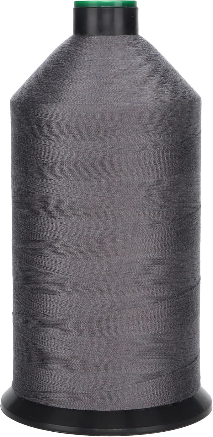Polyester Corespun Denim Thread Tkt50 Tex60 J30, 8700yds, Suitable Light-Weight Denim Clothing and Home Decor,Mattresses,Curtains(Dark Gray)