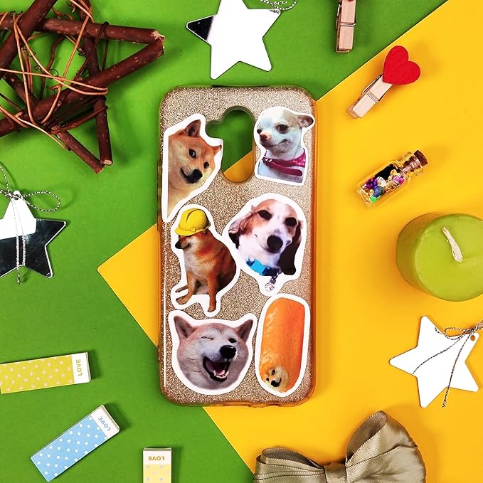 BulbaCraft Funny Dog Meme Stickers, Dog Gifts, Gifts for Women & Men