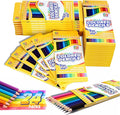 288 Colored Pencils Bulk, 24 Packs 12 Pre-sharpened Colored Pencils for Kids, Back to School Supplies,Teachers Essential Classroom Art Prizes