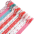 MIAHART 20 Rolls Valentines Washi Tape Set, Pink Heart Washi Tape 8MM/15MM Wide Love Craft Tape Valentines Gift Wrapping Tape for DIY Valentine's Day Greeting Card, Holiday Party Supplies