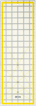 Breman Precision Quilting Rulers – 6x18 Inch Clear Acrylic Rulers for Quilting and Sewing – Laser-Cut Edge, Easy-Read Grid Lines, Angled Markers – Fabric Guide for Left & Right-Handed Users