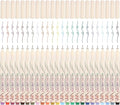 01 Micro Fine Point Pen Set - 24 Waterproof Archival Ink Colors, 0.25mm Fineliner Pens for Art Illustrations, Sketching, Anime, Manga, Technical Drawings & Scrapbooking