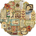 PRSTINCOL 116Pcs Vintage Stickers - Junk Journal Supplies - Waterproof Cute Aesthetic Stickers for Adults, Water Bottles, Planners - Durable Sticker Pack
