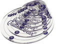 The Quilted Bear Circle Quilting Templates – 8 Clear Non-Slip Acrylic Quilt Templates for Precise Fabric Cutting & Stress-Free Machine Quilting - Ideal for Quilt & Sewing Supplies (¾–3")