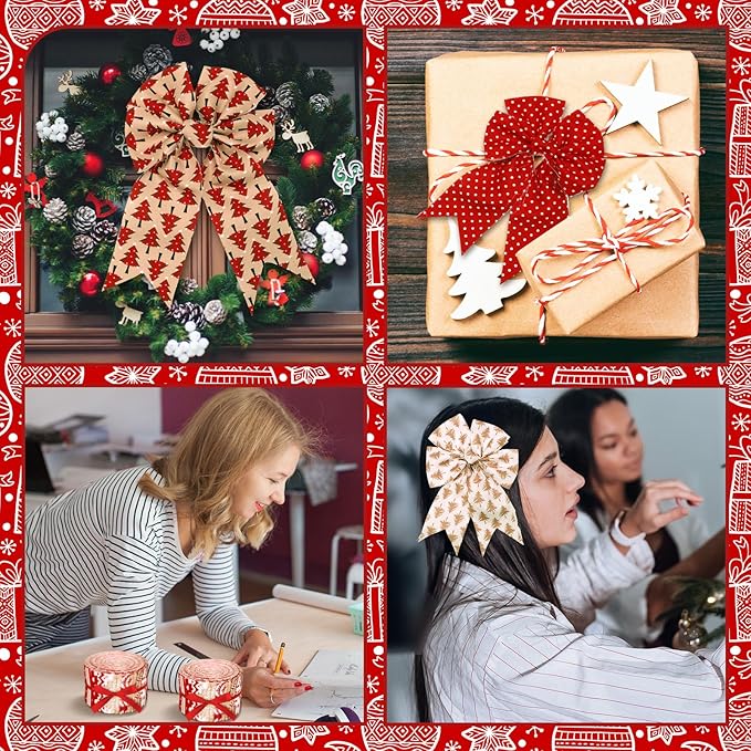 40 Pcs Hot Cocoa Christmas Quilting Fabric Roll 2.56 Inch Precut Fabric Squares Jelly Patchwork Snowflake Red Cardinal Plaid Strips Materials for Winter Xmas Holiday Craft Sewing Panels DIY