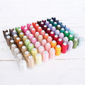 Threadart 80 Color Polyester Embroidery Machine Thread Set - Includes Sets C&D | 500M Spools 40wt | for Brother Babylock Janome Singer Pfaff Husqvarna Bernina Machines
