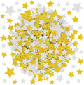 1032Pcs Foam Star Stickers,Glitter Foam Stickers Small Large Star Shape Sticker Self Adhesive,8Sheets Colorful Sticker for Kids Reward Arts Crafts Supplies Scrapbook Christmas Decor(8,Gold and Silver)
