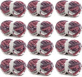HOMBYS 12 Pack Giant Chunky Yarn for Crocheting & Knitting, Super Bulky Soft Fluffy Tie Dye Plush Fuzzy Mixed Color Thick Chenille Yarn (Red, Purple)