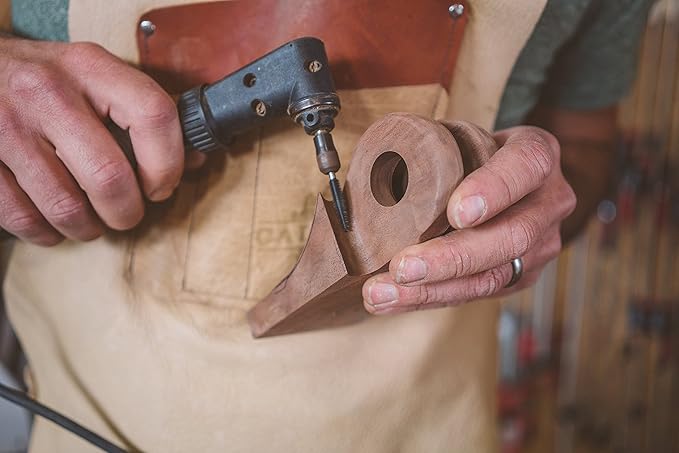 Kutzall Original Taper Rotary Burr, 1⁄8" Shaft, Fine -Wood Carving Bit for Dremel, Foredom, DeWalt, Milwaukee. Abrasive Tungsten Carbide, 1⁄8" (3.1mm) Head Dia. X 7⁄8" (22.2mm) Length, T-18-EG