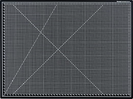 Dahle Vantage 10674 Premium Self-Healing Cutting Mat, 36"x48", 1/2" Grid, 5 Layers for Max Healing, Perfect for Crafts & Sewing, Black