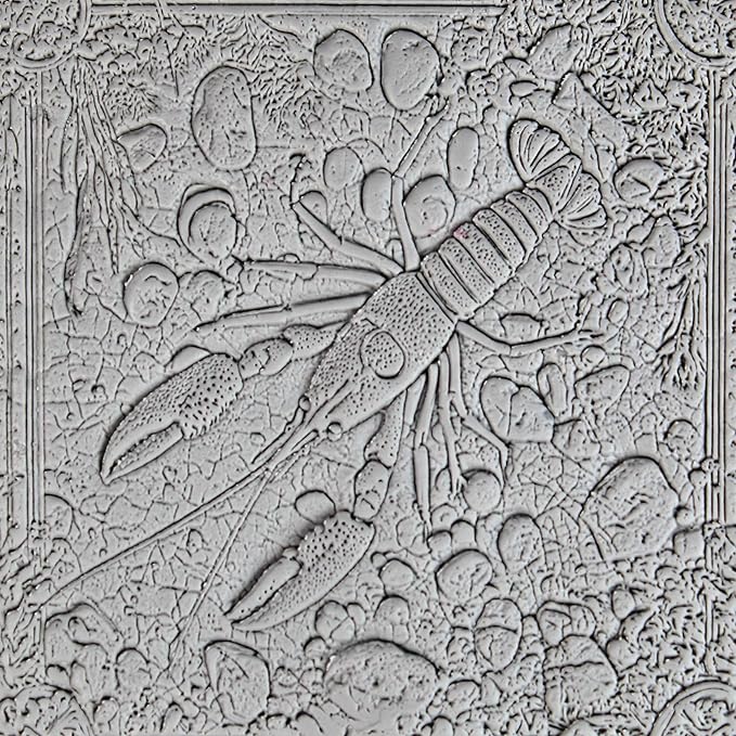 Ultimate Freshwater 8-Set Clay Texture Rollers (4") - Freshwater Set #01 - Embossing Pattern Rollers for Polymer & Ceramic Clay, Pottery & Crafts