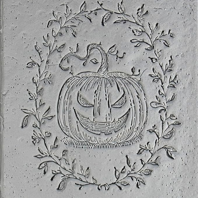 Spooky Smiles Collection Clay Texture Rollers 4-Pack (4") - Halloween Set #01 - Embossing Pattern Rollers for Polymer & Ceramic Clay, Pottery & Crafts