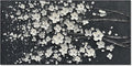 Art 24x48 Inches Hand-Painted White Flower Tree Art Oil Painting Modern Abstract Home Wall Decoration