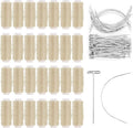 Mandala Crafts Weave Needle and Thread for Extensions – 24 Rolls of Dirty Blonde Weaving Thread for Hair Sew in with 70 T Pins & Curved Needles for Wig Making and Hair Weft