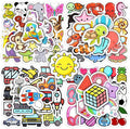 100 Pcs Cute Water Bottle Stickers for Kids, Cartoon Mixed Animals Laptop Decals, Waterproof Vinyl Skateboard Phone Case Scrapbook Stationery Box Decorative Sticker