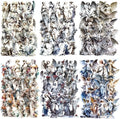 90Pcs Large Vintage Cherubs Angels Fairy Sculpture Art Scrapbook Sticker - Clear Waterproof Classical Women Statue Stickers for Journaling, Scrapbooking, Planners, Art Decorative Supplies