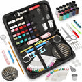 KEYHOT Sewing kit Basic,Needle and Thread Kit,Travel Small Sewing Machine Supplies for Adults Beginners Men, Home Travel Emergency Including Scissors Measure Tape Needle Threader (87pcs)