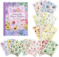 800+ PCS Floral Sticker Book for Journaling Supplies, Leaf Flower Watercolor Botanical Stickers for DIY Craft Scrapbooking Aesthetic Room Decor Junk Journal Bullet Journals Collage