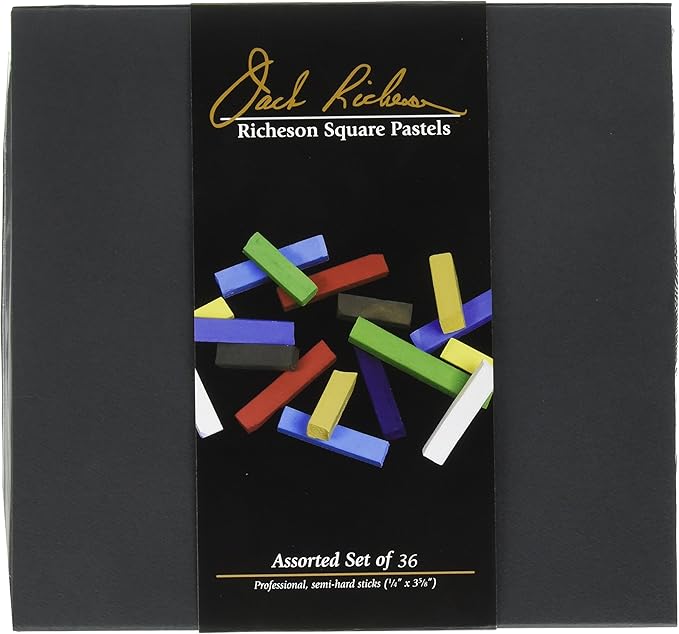 Jack Richeson 427336 Signature Assorted Hard Square Pastels (Set of 36)