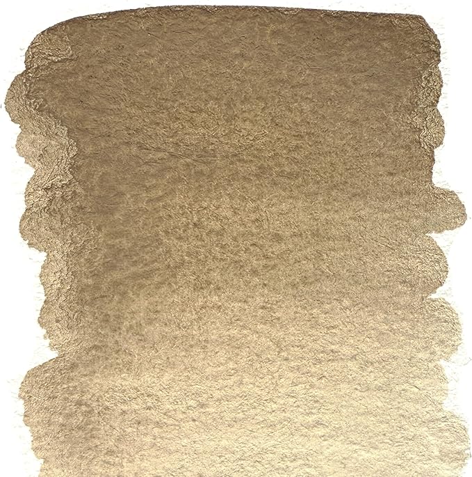 L'oeil (Genuine Minerals) Professional Artist Grade Extra Fine Handmade Watercolor 15ml Paint Tube, 5 Fl Oz, Natural Granulation, Rich Colour Luminosity, Lightfast Non-fading, Archival Quality (Tiger's Eye)