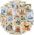 Vintage Scrapbook Stickers Set, Retro Stickers for Bullet Journal, Antique Looking Sticker for Junk Journal Collage Album (Memory Stamp 100pcs)