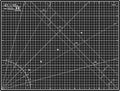 Elan Cutting Mat A2 Black & Taupe, Self Healing Cutting Mat 18x24 Inch, 5-Ply Craft Board Black, Hobby Board for Crafts 18x24 Inch