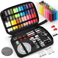 KEYHOT Sewing kit Basic,Needle and Thread Kit,Travel Small Sewing Machine Supplies for Adults Beginners Men, Home Travel Emergency Including Scissors Measure Tape Needle Threader (130pcs)