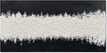 Art Hand-Painted Black and White Wall Art Textured Oil Painting Modern Abstract Art Minimalist Art Painter Home Wall Decoration 24x48 inches
