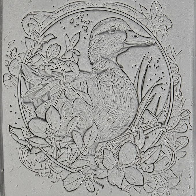 Ultimate Bird 8-Set Clay Texture Rollers (4") - Bird Set #02 - Embossing Pattern Rollers for Polymer & Ceramic Clay, Pottery & Crafts