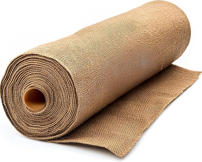 72" Wide 150 Feet Burlap Roll - 10oz Durable Jute Fabric for Crafts - Natural Burlap Fabric Roll for Gardening, Home Decor, Plants, Farmhouse Decor, Rustic Aisle Runners, Tree Covering & More