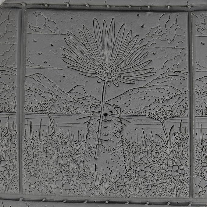 Quokka Clay Texture Roller (4") - Storybook Set #01 - Embossing Pattern Roller for Polymer & Ceramic Clay, Pottery & Crafts
