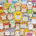 200PCS Emotional Support Animal Stickers – Affirmation Sticker Pack for Adults or Kids Cute Inspirational Buddies for Water Bottles, Laptops, Phones, Positive Quote Vinyl