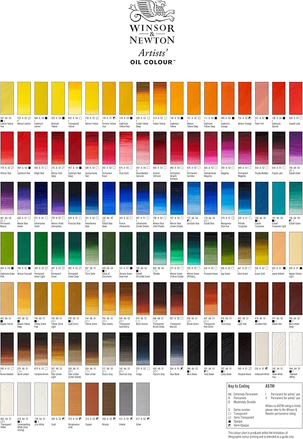 Winsor & Newton Artists' Oil Color, 37ml (1.25 oz) Tube, Permanent Mauve