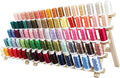Threadart 120 Color Polyester Embroidery Machine Thread Set - Includes Sets A,B,&C | 500M Spools 40wt | for All Types of Embroidery Sewing Machines - Includes Black & White