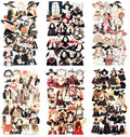 120 PCS Vintage Witch Scrapbook Stickers – Dark Gothic Halloween Witches, Magic Potions, Black Cats, Retro Witchy Aesthetic Sticker Pack for Journaling, DIY Crafts, Laptop, Halloween Decorations