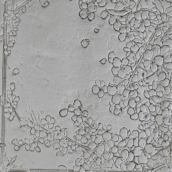 Ultimate Flower Clay Texture Rollers 8-Set (4") - Flower Set #01 - Embossing Pattern Rollers for Polymer & Ceramic Clay, Pottery & Crafts