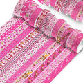 Cowgirl Western Washi Tape Set, 12 Rolls, Wild West Theme Decorative Masking Tape for Scrapbook, Party Supplies