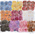 emmoolife Pressed Flower Stickers Set (100 PCS) Large Dried Flowers Themed Resin Sticker Decals Floral Botanical Journaling Stickers for Scrapbook Supplies Bullet Junk Journal Bottles Planner Laptops