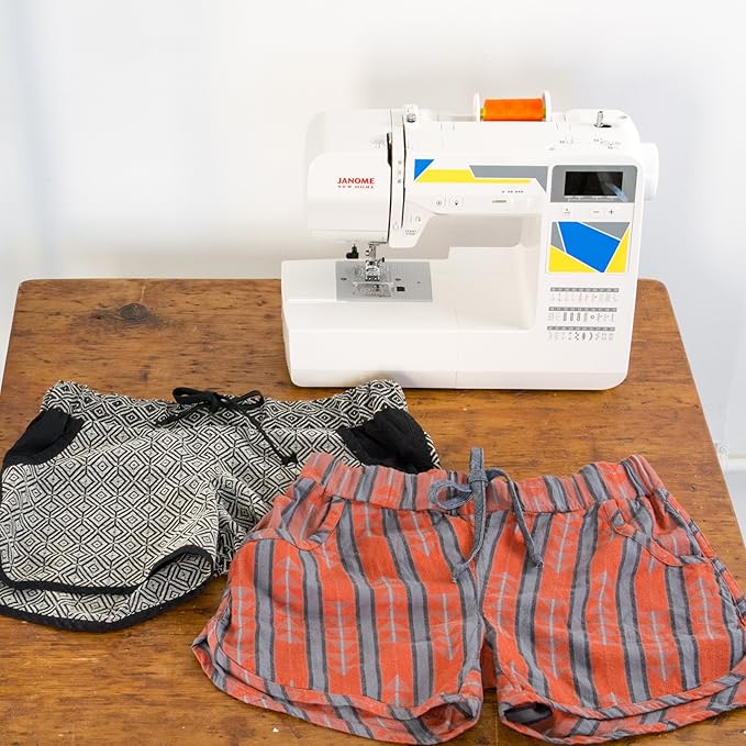 Janome MOD-30 Computerized Sewing Machine with 30 Built-In Stitches, 3 One-Step Buttonholes, Drop Feed and Accessories