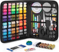 KEYHOT Sewing kit Basic,Needle and Thread Kit,Travel Small Sewing Machine Supplies for Adults Beginners Men, Home Travel Emergency Including Scissors Measure Tape Needle Threader (216pcs)