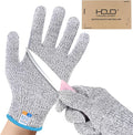 HANDLANDY Cut Resistant Gloves for Adult & Kids, Food Grade Anti-Cut Safety Gloves for Cooking Mandolin Meat Cutting Fishing